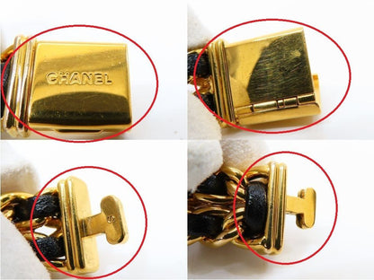 Chanel H0001 Premire S Gp Leather Strap Quartz