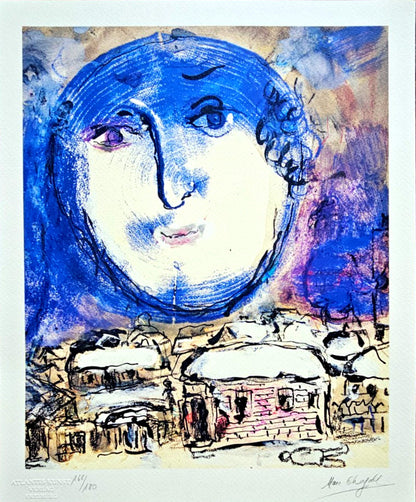 Marc Chagall Lithograph Coa Signed Hand Numbered Crayon Limited Museum