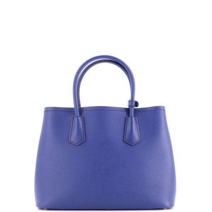 Medium Prada Cuir Double Tote Saffiano Leather