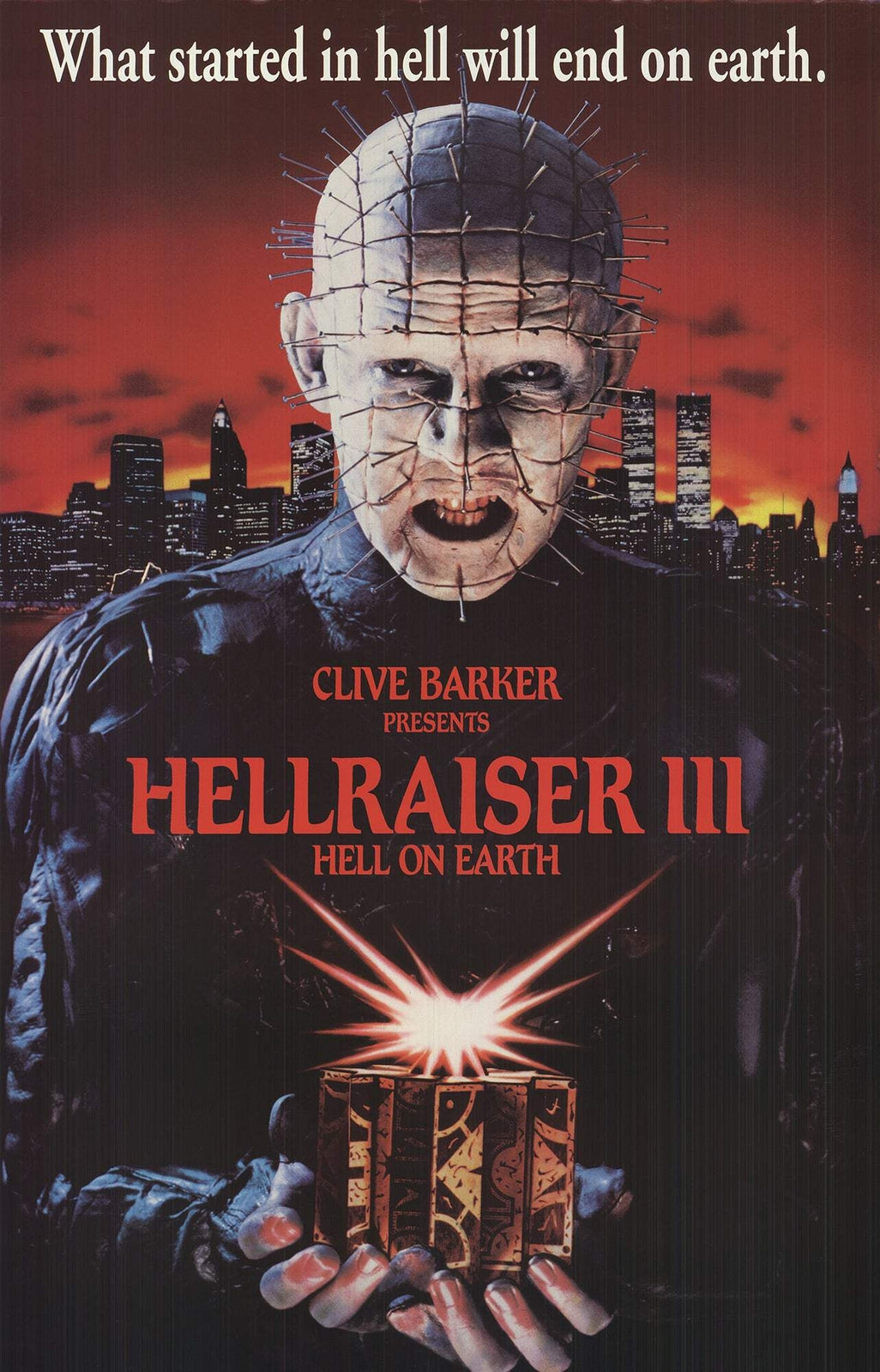 Artist Unknown Hellraiser Iii Hell On Earth " Offset Lithograph