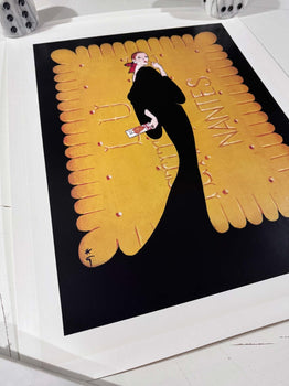 Lu Biscuits French Cookie Poster By Rene Gruau Famous Fashion Artist
