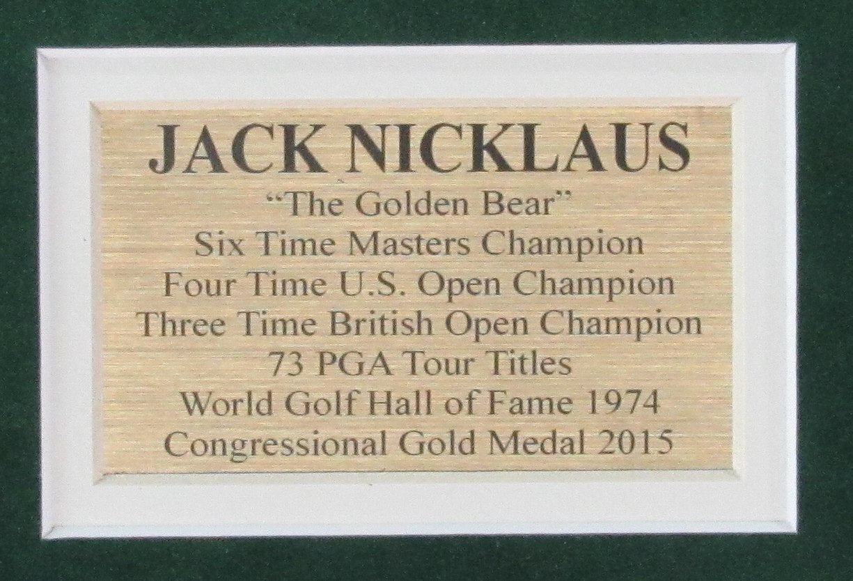 Jack Nicklaus Signed/Auto Trading Card With Photo