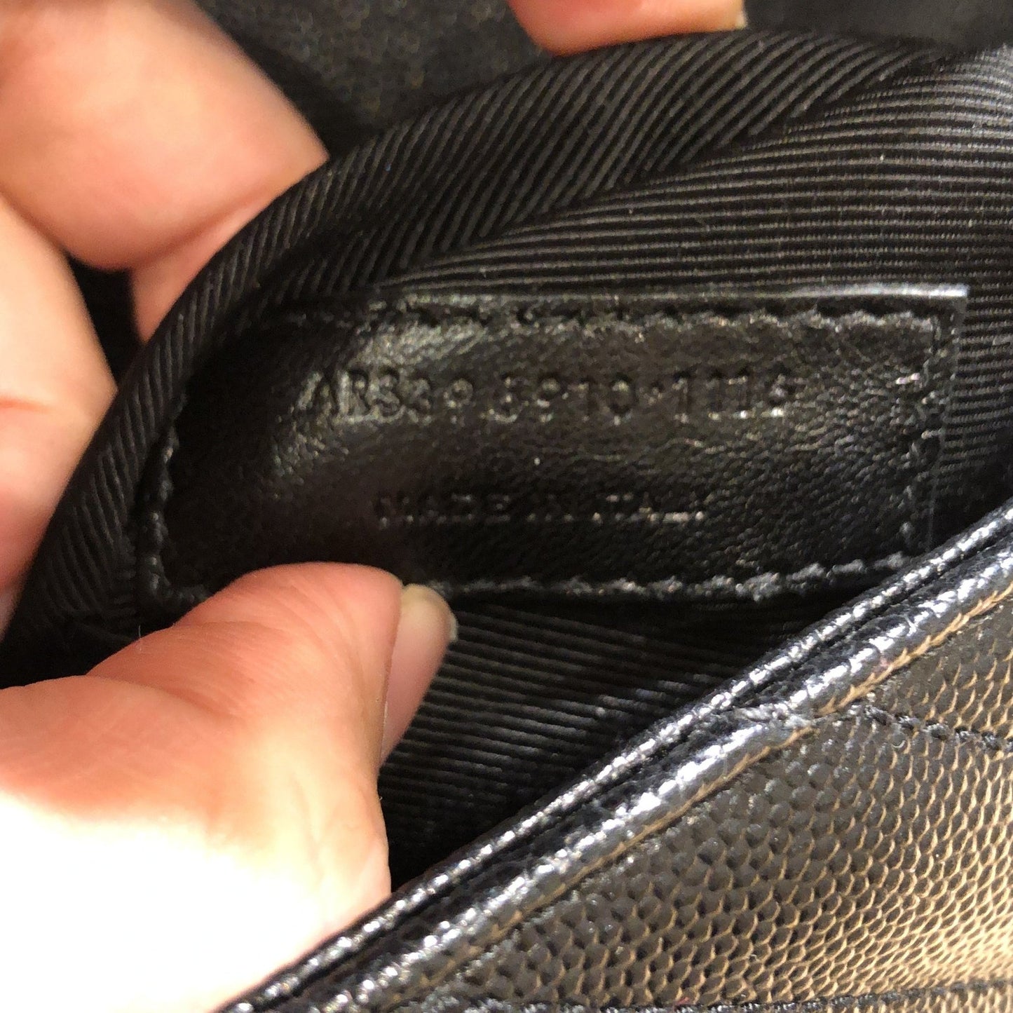 Saint Laurent Classic Monogram Envelope Satchel Matelasse Chevron Leather Large