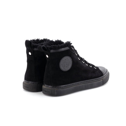 Hermes Women'S Jimmy Sneakers Shearling And Suede