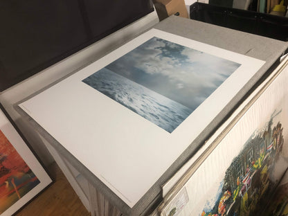 Gerhard Richter Seascape (No Text) " Poster Contemporary Blue