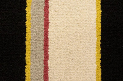 Hand-Tufted Multicolored Stripes Plush 5X8