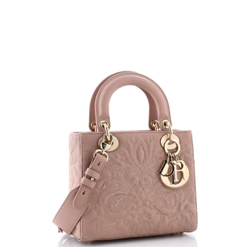 Christian Dior My Abcdior Lady Dior Bag Ornamental Motif Quilt Lambskin