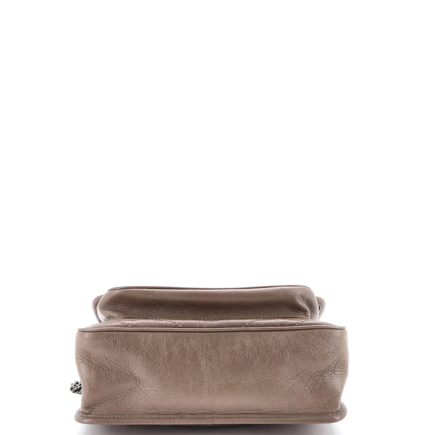 Saint Laurent Niki Chain Flap Bag Matelasse Chevron Leather Medium