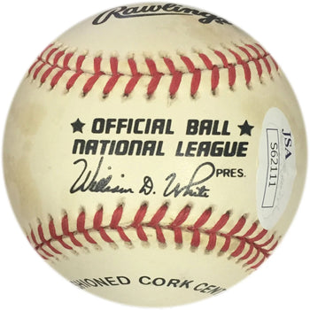 Joe Barnes Autographed National League Baseball