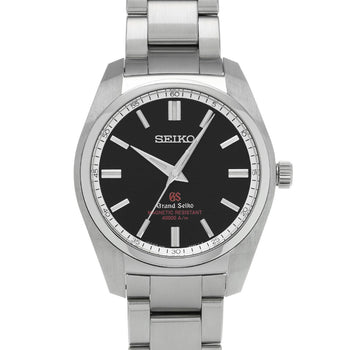 Grand Seiko 9F Quartz Sbgx293 Black Men'S Used Watch #4108