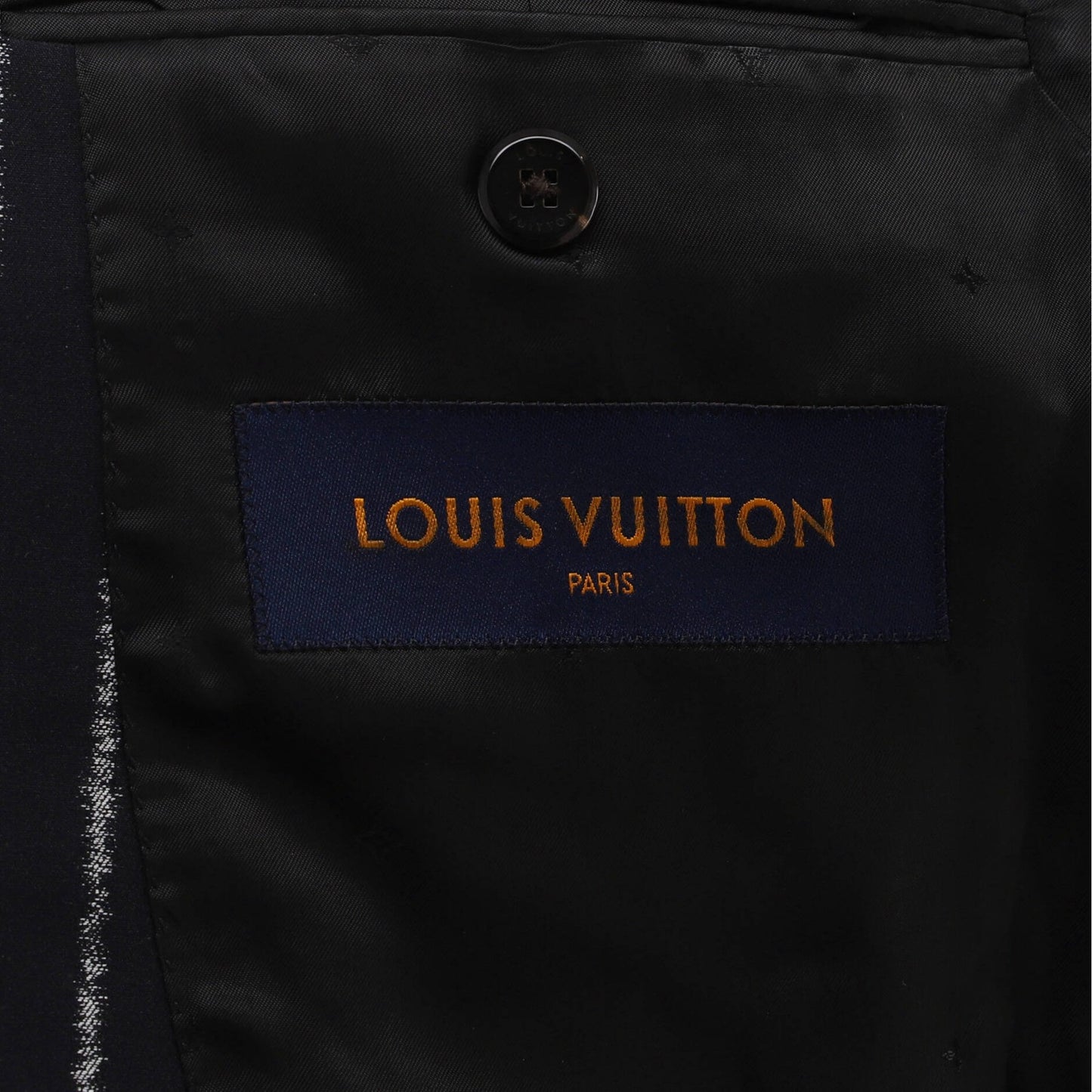 Louis Vuitton Women'S Single Breasted Blazer Pinstripe Cotton