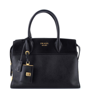 Prada Esplanade Tote Saffiano With City Calf Medium