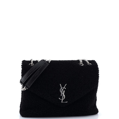 Saint Laurent Loulou Shoulder Bag Shearling Medium