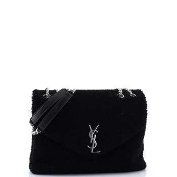 Saint Laurent Loulou Shoulder Bag Shearling Medium