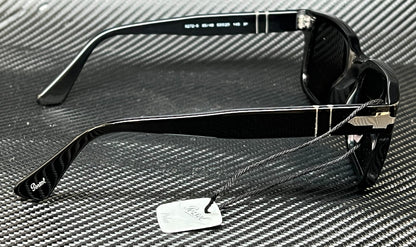 PERSOL PO3272S 95 48 Black Dark Grey Polarized Men's 53 mm Sunglasses