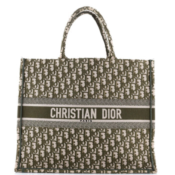 Christian Dior Book Tote Oblique Canvas Large