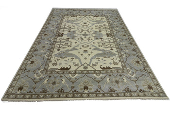 Handmade Wool Oushak Oriental Rug Extra Large