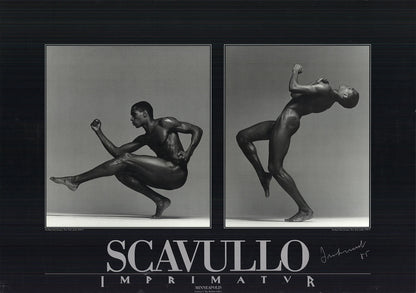 Francesco Scavullo Sterling Saint Jacques Signed " Offset Lithograph 198
