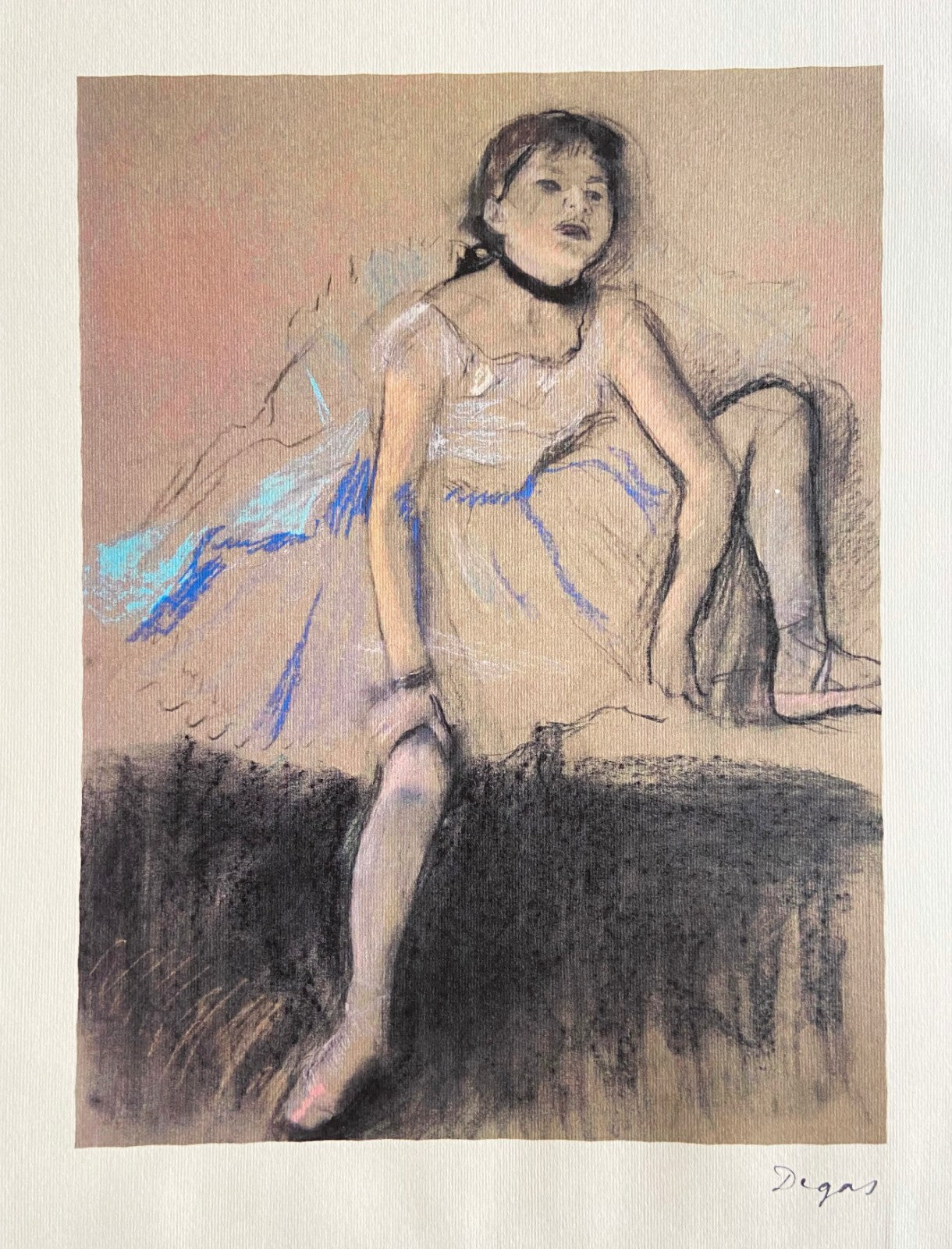 Edgar Degas Lithograph Coa Mourlot Published Signed Cataloged