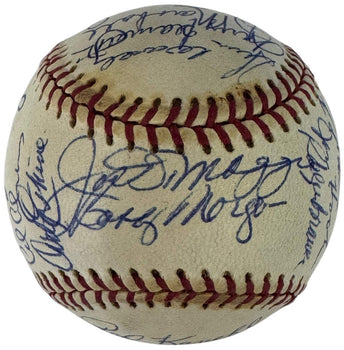 Old Timers Autographed Official National League Baseball