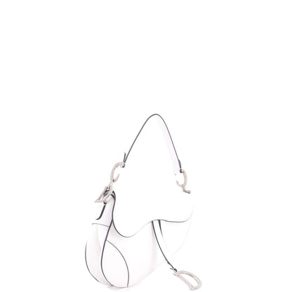 Christian Dior Saddle Handbag Leather Medium