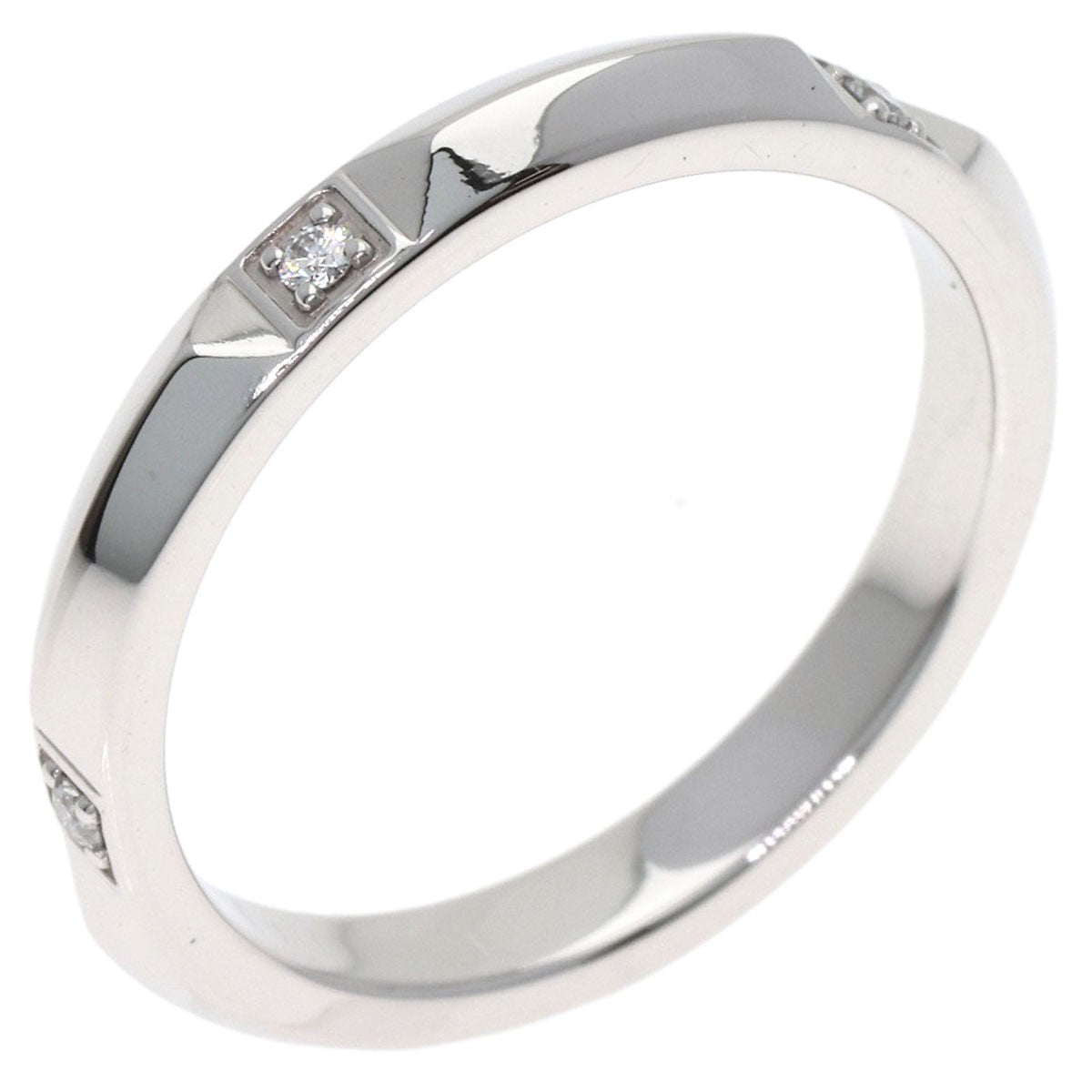 PT950 TIFFANY&Co. True Band Diamond Ring Platinum