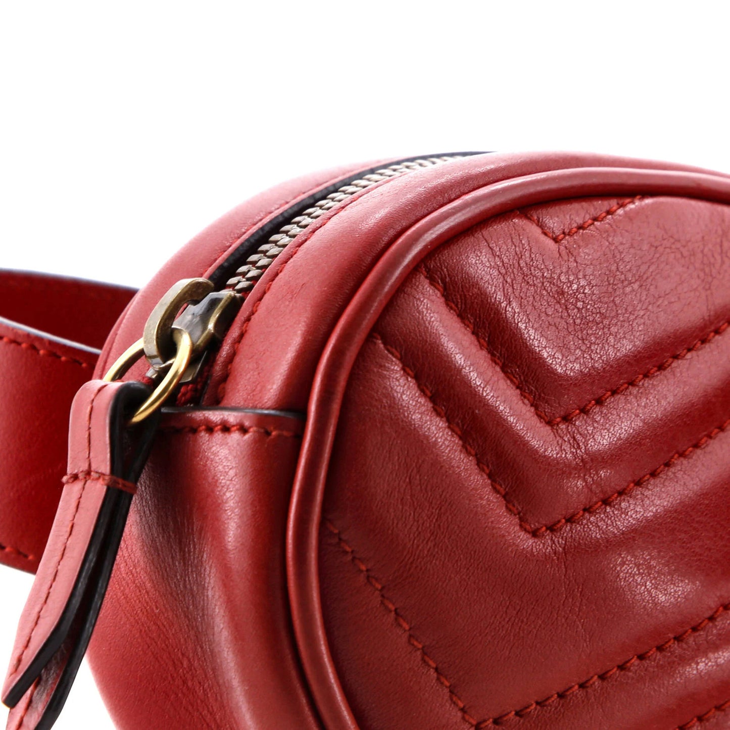 Gucci Gg Marmont Belt Bag Matelasse Leather