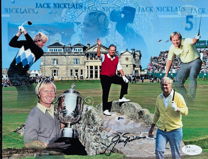 Jack Nicklaus Autographed Golf 8X10 Photo (Jsa)