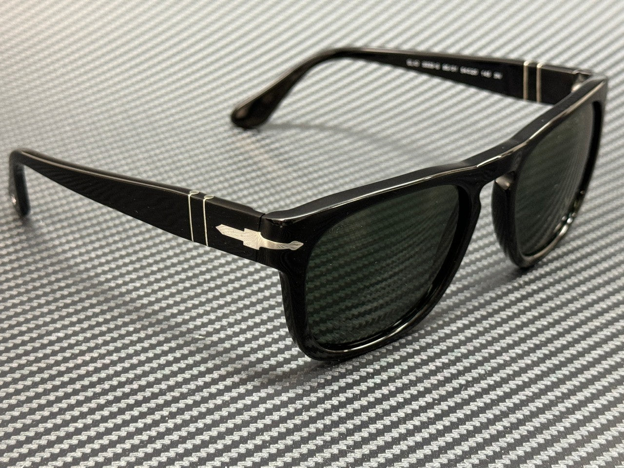 PERSOL PO3333S 95 31 Black Green Men's 54 mm Sunglasses