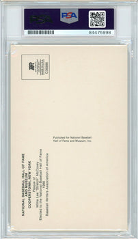Willie Mccovey Autographed Hall Of Fame Plaque Card (Psa)