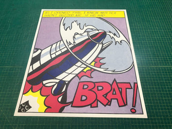 Roy Lichtenstein As I Opened Fire (Triptych) 