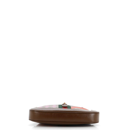 Gucci Jackie 1961 Hobo Printed Gg Coated Canvas Small