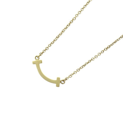 Tiffany & Co. T Smile Mini Necklace Gold 750
