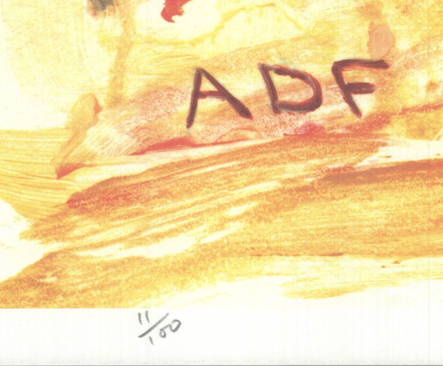 Cecily Brown American Dance Festival Signed " Serigraph African A