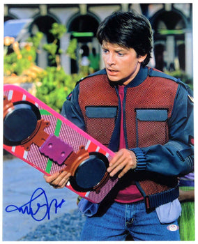 Michael J Fox Signed/Auto 16X20 Back To The