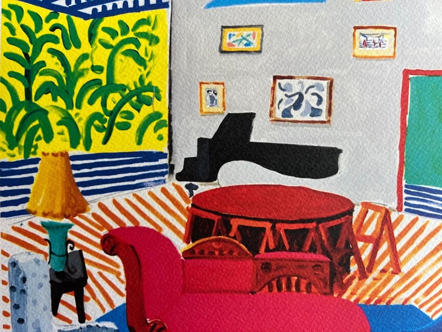 David Hockney Lithograph Coa Signed Op Numbered By Hand Limited