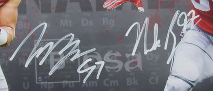 Nick Bosa/Joey Bosa Dual-Signed/Autographed 11X14 Photo Ohio State Jsa 200802