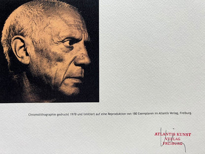Pablo Picasso Lithograph Signed Coa