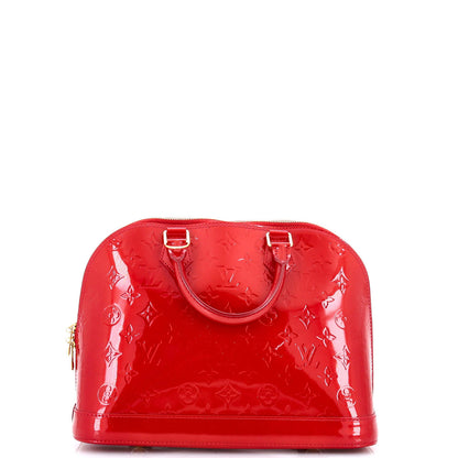 Louis Vuitton Alma Handbag Monogram Vernis Pm