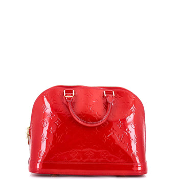 Louis Vuitton Alma Handbag Monogram Vernis Pm