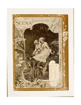 Scena Illustrata Arts Literature Music Theatre Cover Lovers 1900