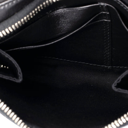 Christian Dior Double Zip Crossbody Pouch Oblique Galaxy Leather