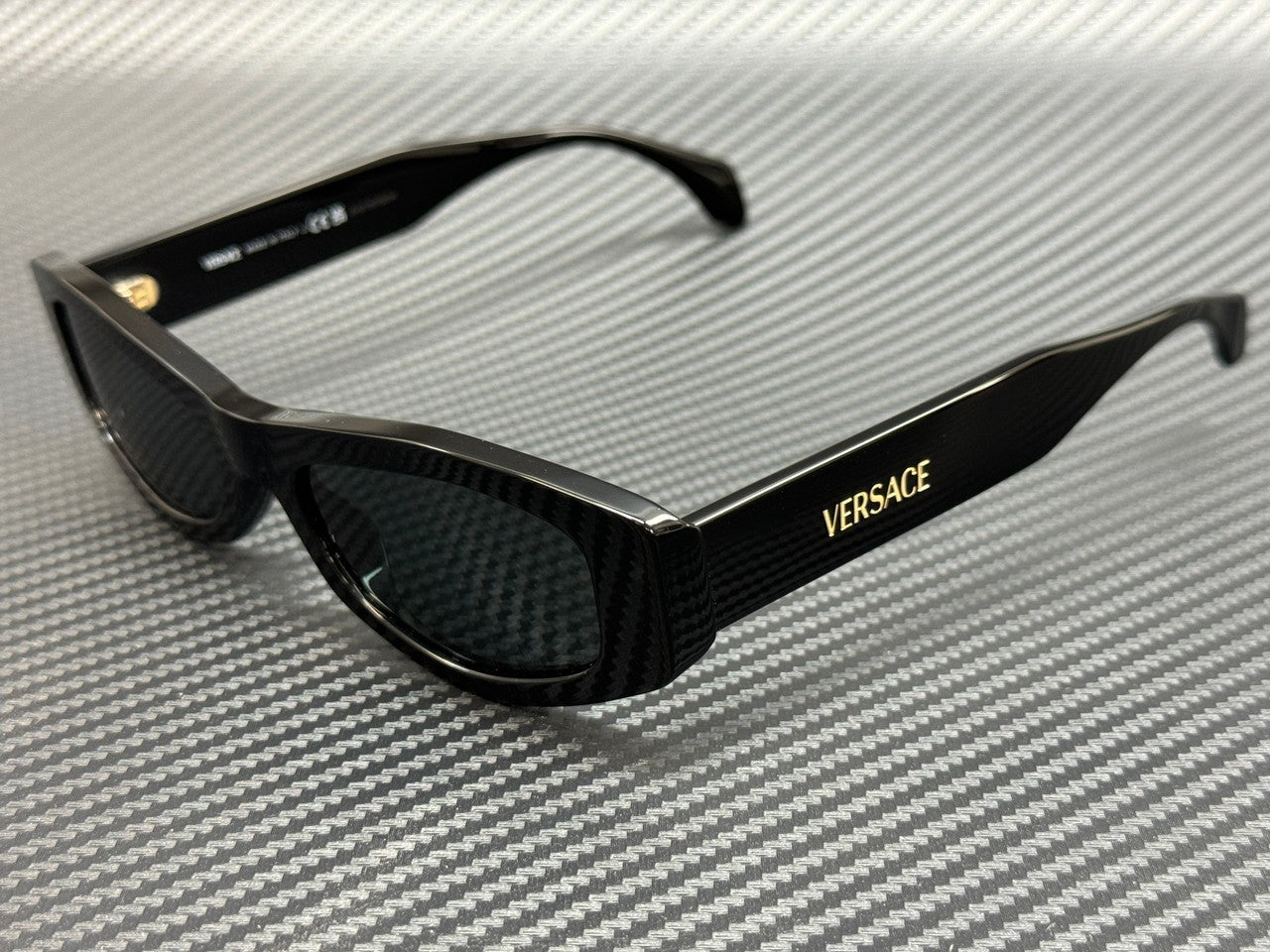 VERSACE VE4487 GB1 87 Black Grey Women's 54 mm Sunglasses