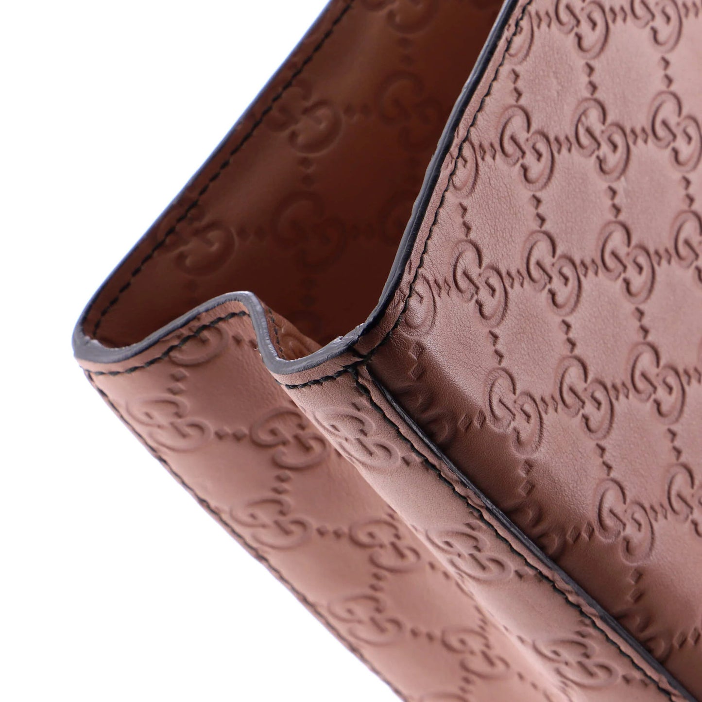 Gucci Emily Chain Flap Shoulder Bag Guccissima Leather Large