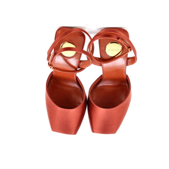 Saint Laurent Women'S La Scandale Heeled Sandals Satin 110