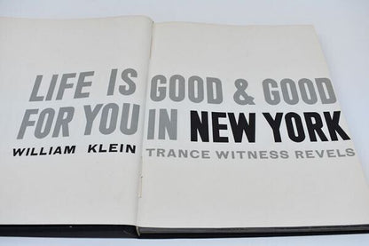 William Klein "New York" 1956 Seuil French Edition With Dust Jacket