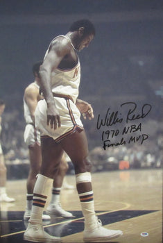 Willis Reed Hof Signed/Inscribed 20X30 Photo New