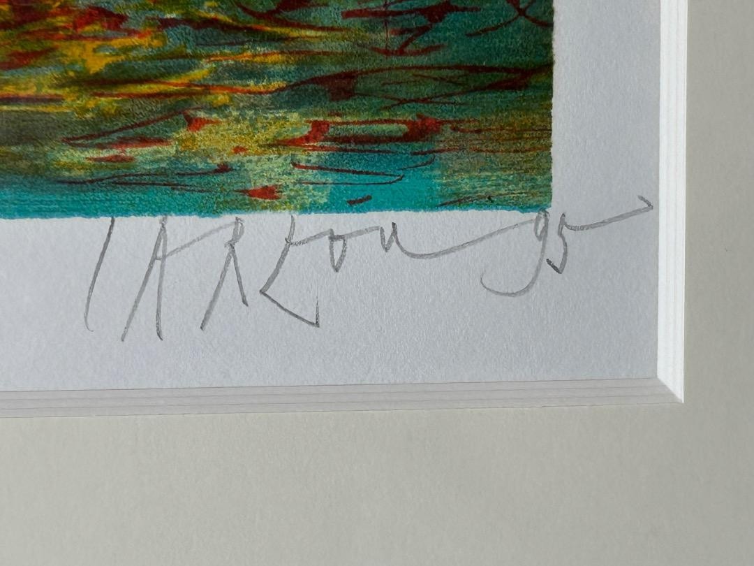 Jean Carzou Lithograph "Versailles, Le Bassin De Crs" 1995 Signed Numbered Coa