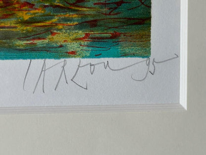 Jean Carzou Lithograph "Versailles, Le Bassin De Crs" 1995 Signed Numbered Coa