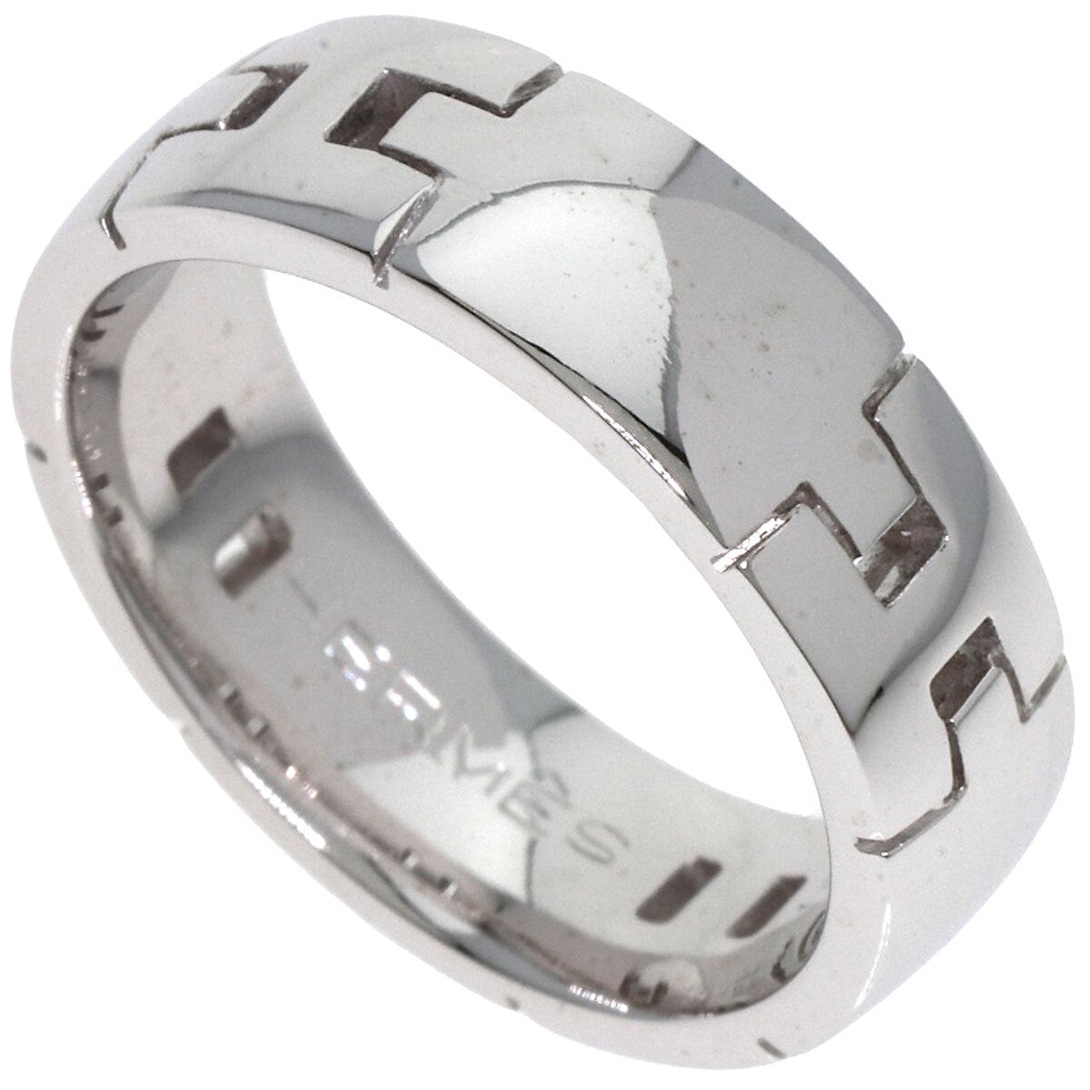 HERMES   Ring Hercules # 50 K18 White Gold